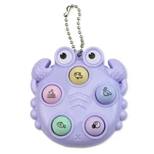  NEW kawaii fidget toys whack a mole keychain Simple Dimple fidget board portable antistress decompression toys for children Hot 