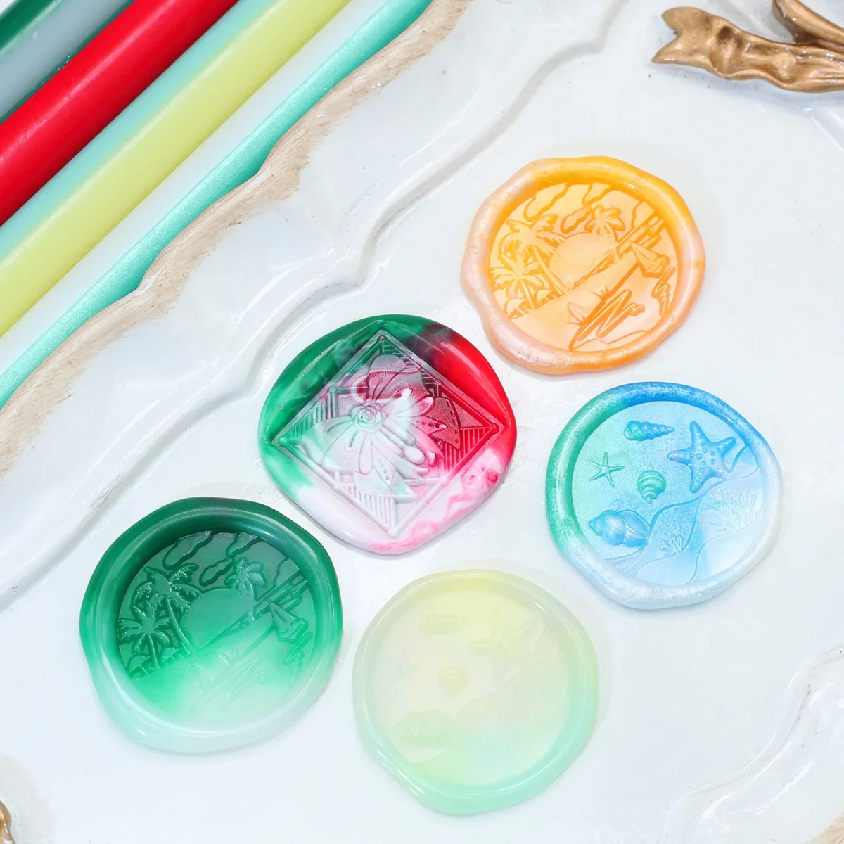 Mixed Color Wax Rods Sealing Wax Sticks for Envelope Sealing