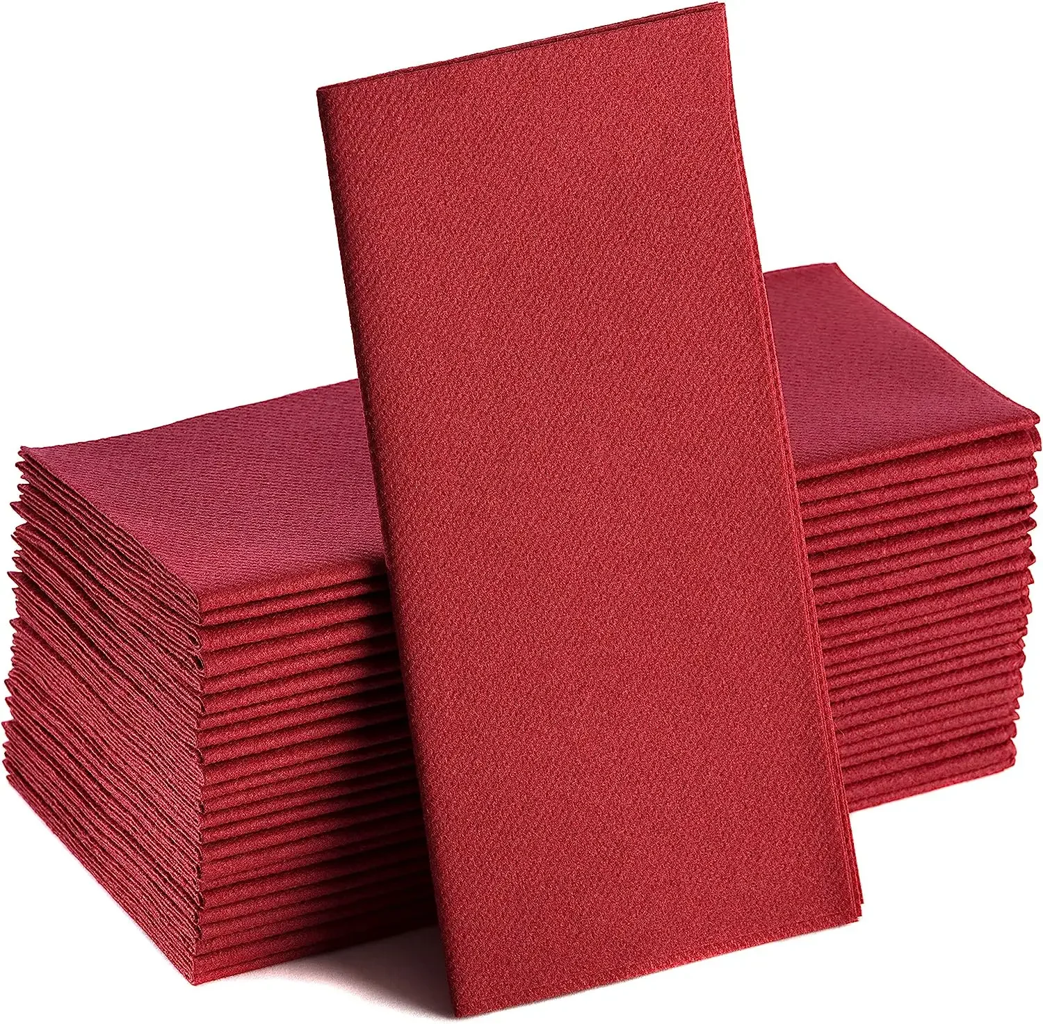 Long Linen-Feel Dinner Paper Napkins 30*43cm Disposable Soft Table Absorbent Napkin for Party Wedding Dinner 100PCS paper napkins linen napkins disposable paper napkins