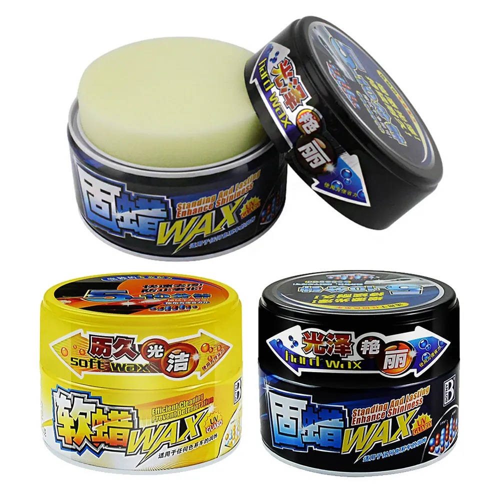 Car Polishing Wax Paste Scratch Repair Paint Crystal Hard Care Waterproof Coating Wax Garage Professional Supplies