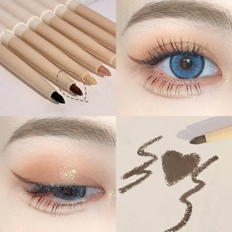 Diamond Lying Silkworm Eyeliner Gel Pen Makeup Eyeshadow Stick Liquid Nude Shadow Waterproof Highlight