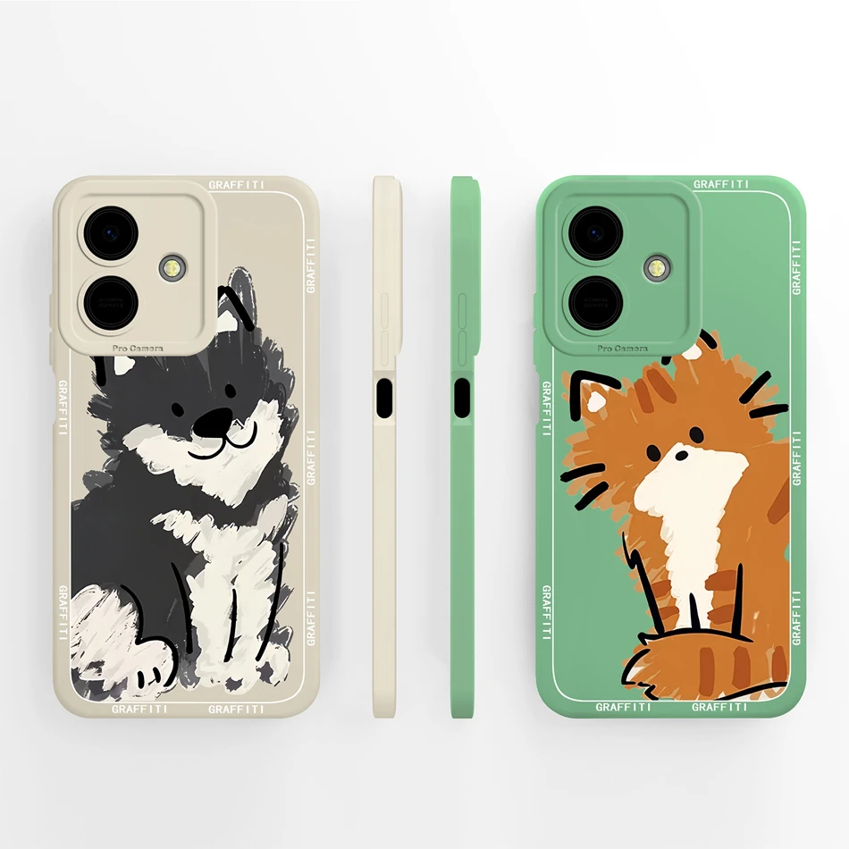 Gradient Color Lightweight Silicone Phone Case - Soft Smooth Bumper Shell