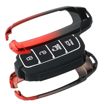 Custodia per chiave auto per Hyundai Palisade SEL Veloster Santa Fe Ev Encino Solaris Azera Grandeur Ig Accent portachiavi accessori 4 Custodia per chiave auto per Hyundai Palisade SEL Veloster Santa Fe Ev Encino Solaris Azera Grandeur Ig Accent portachiavi accessori - Custodia per chiave auto per Hyundai Palisade SEL Veloster Santa Fe Ev Encino Solaris Azera