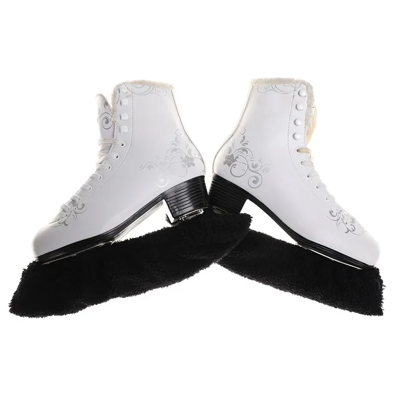 

Wholesale high elastic velvet towel inner fabric ice skates stainless blade wear boots cover