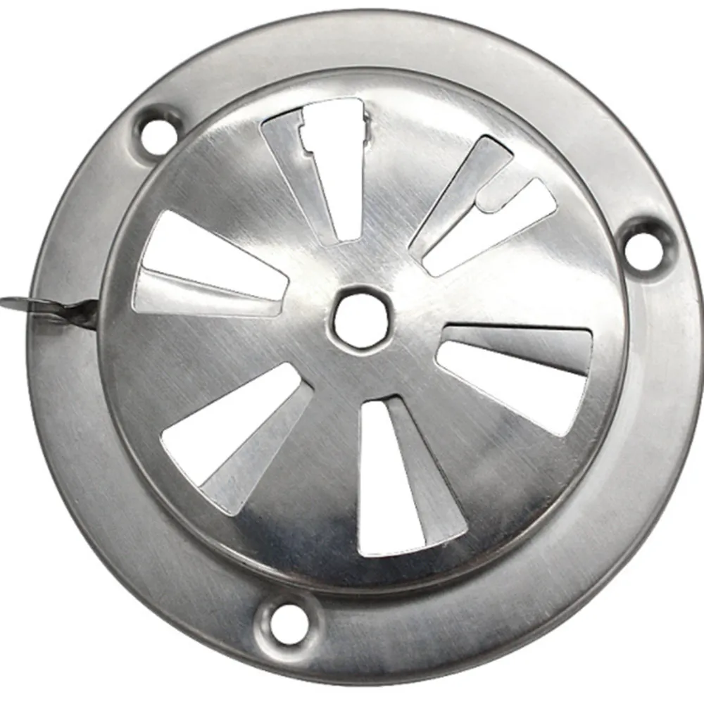 Air Vent Damper Adjustable Air Louver Vent BBQ Grill Smoker Exhaust Kitchen Vent Stove Stainless Steel Damper Round Home Vents Replacement