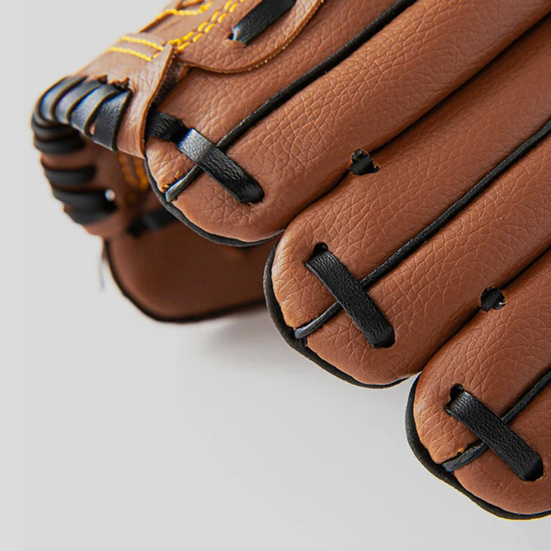 Baseball Batting Gloves For Children And Teenagers Thick PU Imitation Cowhide Adults Softball Gloves Pitchers Outdoor