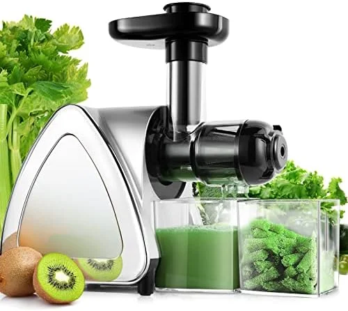 

Juicer Machines, KEDEMAS Cold Press Masticating Juicers for Home, Easy to Clean and Quiet Motor, Reverse Function, Slow Juicers