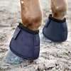 Horse Bell Boots Pair Shock Absorbing Protective Wear Resistant Oxford Cloth Neoprene Overreach Bell Boot Equestrian Accessories 2