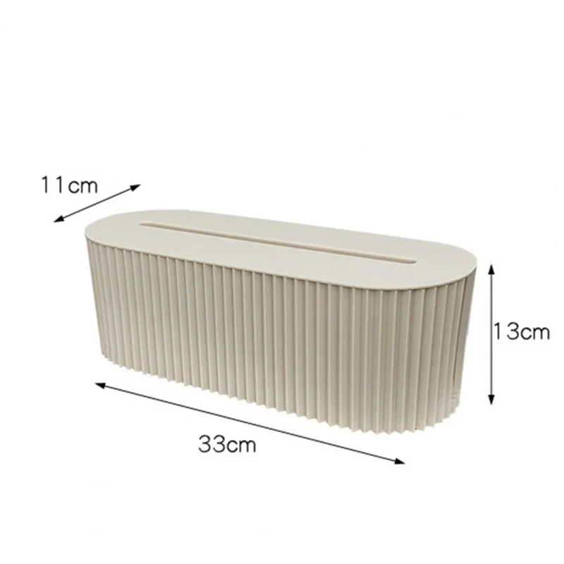 Cable Storage Box Lid For Office High Capacity Cord Organizer Space Saving Desktop Socket Cable Management Box 1pc