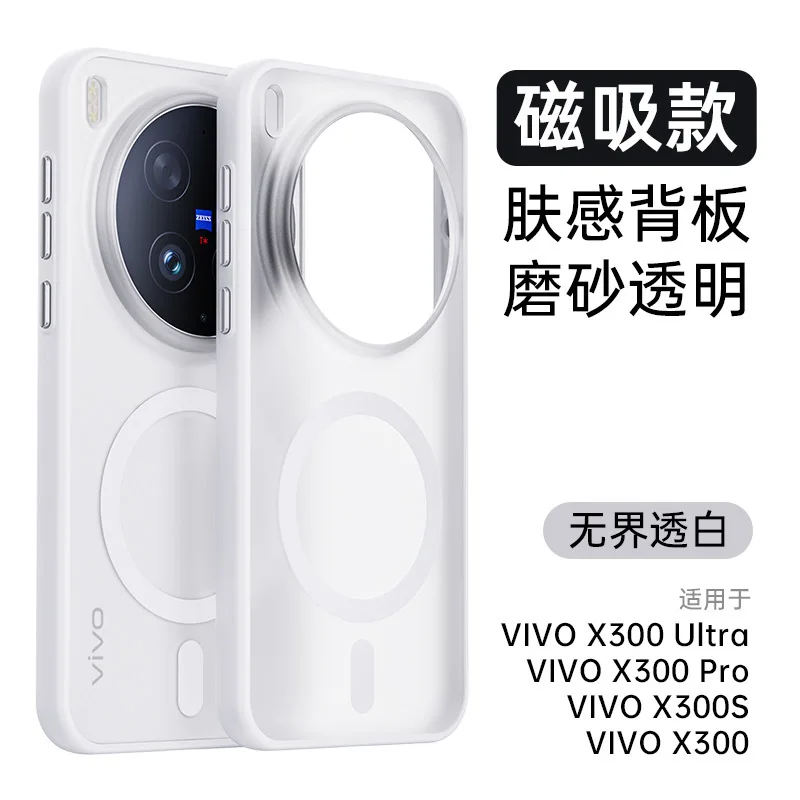Matte Translucent TPU Phone Case with Metal Buttons & Grippy Edges, Ultra-Thin and Breathable Design
