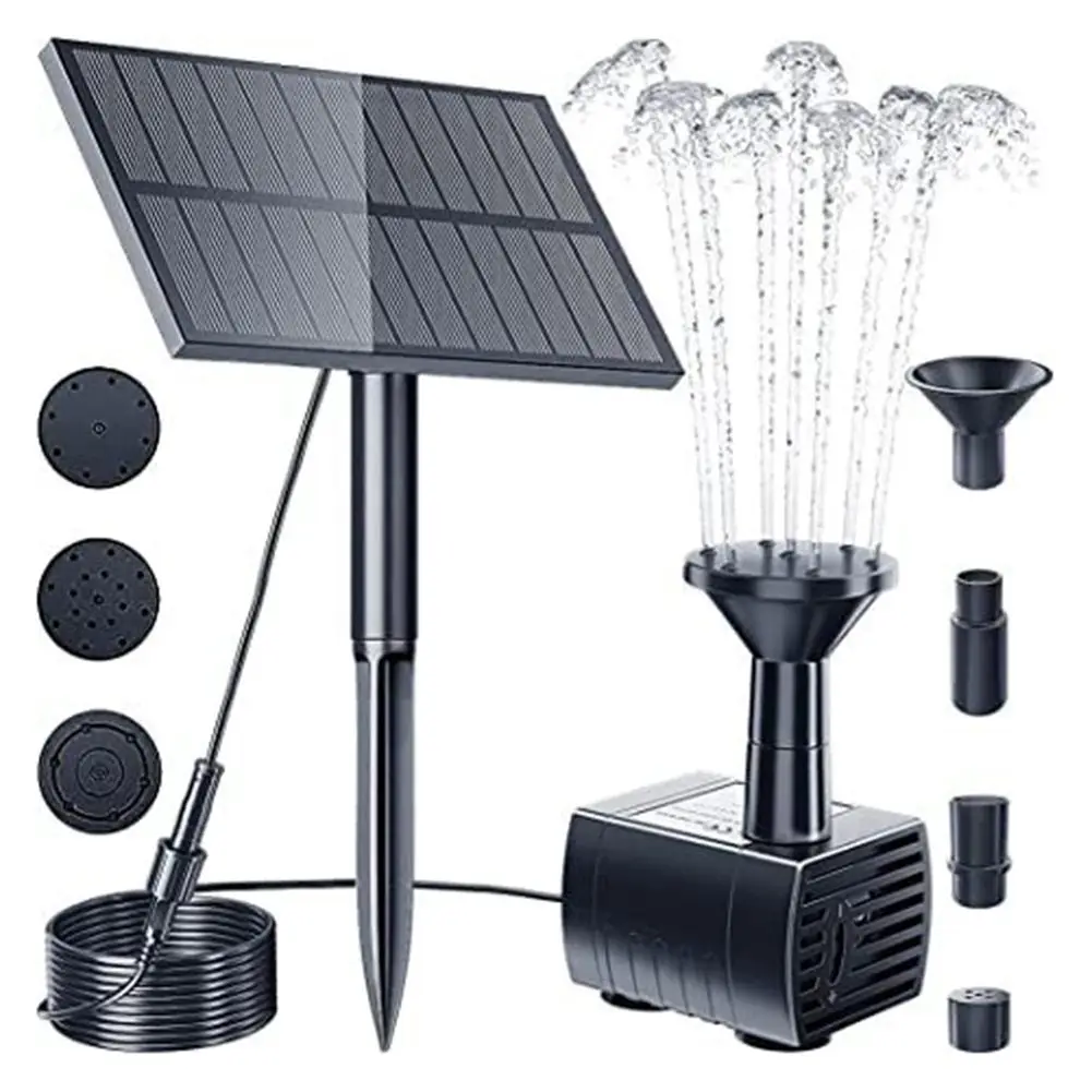 SJLERST Aérateur Solaire De Bassin, Pompe à Oxygène Solaire Enfichable 2W, Pompe Bassin Solaire Aerateur Daquarium Aerateur De Peche Avec Tuyau Pierre A Air 87425806