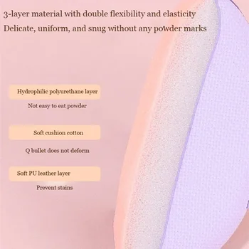 5/10Pcs Mini Finger Puff Foundation Small Air Cushion Powder Sponge Face Concealer BB Cream Cosmetic Applicator Makeup Tools 2