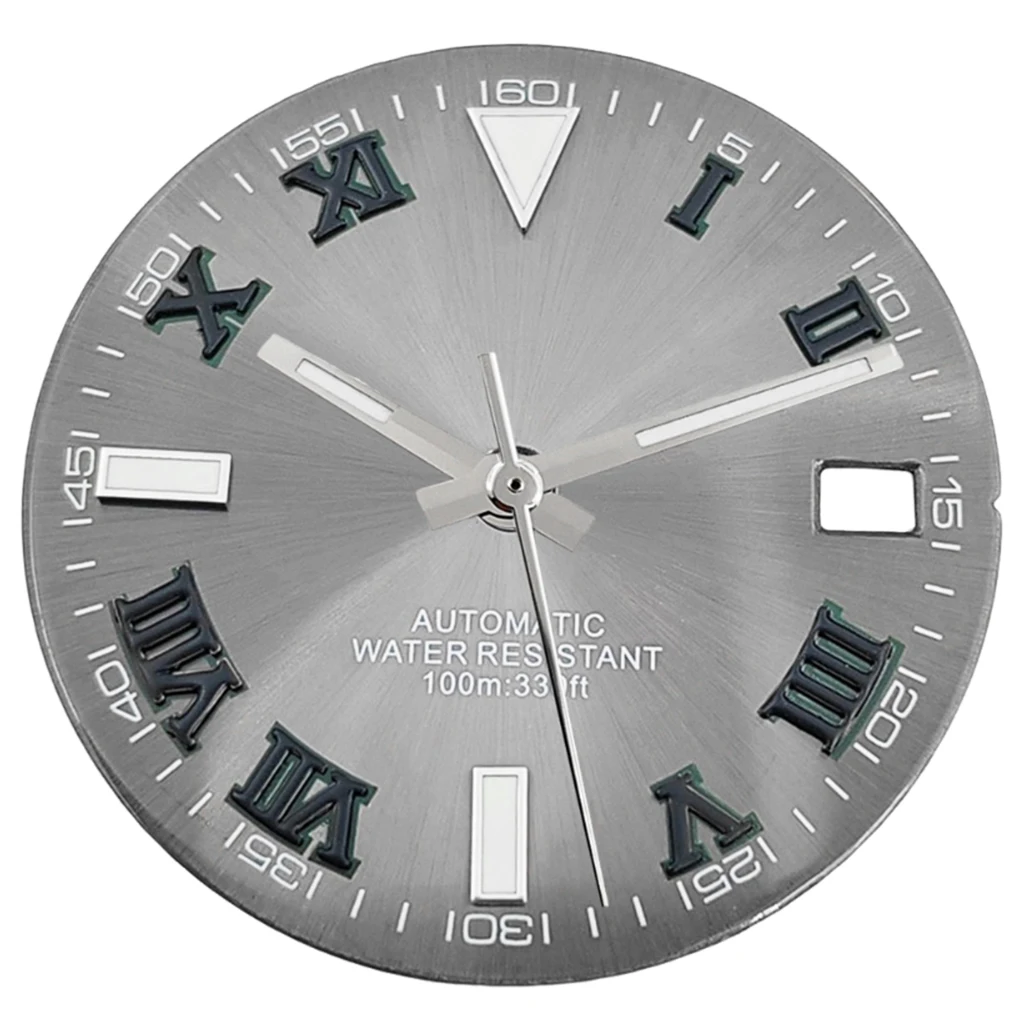 29mm NH34 NH35 Watch Dial With Watch Hands Fit 3.0 o'clock 3.8 o'clock Watches Automatic Movement Parts