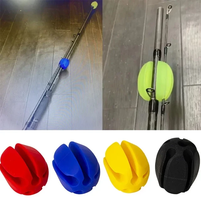 1PC 4Colors Reusable Fishing Rod Tie Holder Pole Fastener Binding Rubber  Fishing Tool Supply Elastic Strong Flexible Gear Tackle - AliExpress