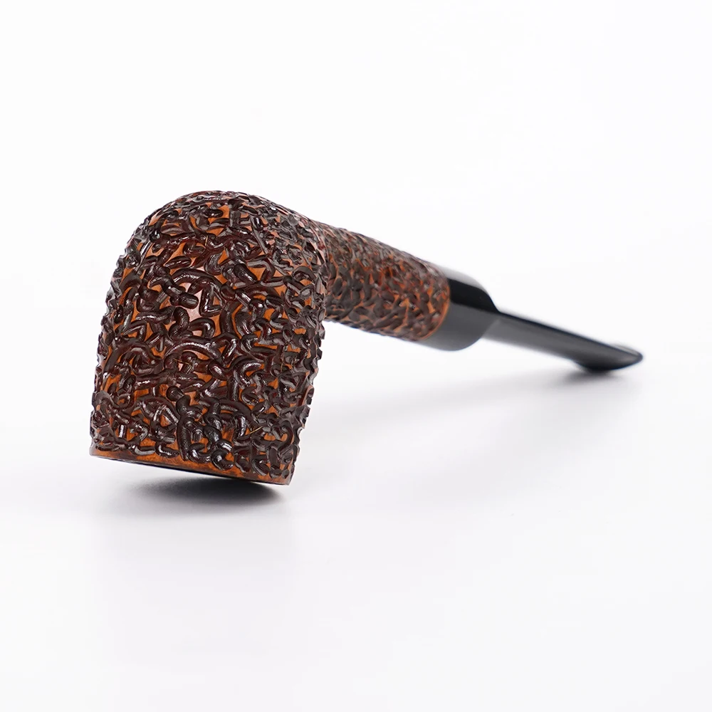 Sda5a1e1e77314025914a1df5c2cd421fU Gandalf-Pfeife aus geschnitztem Bruyère-Holz