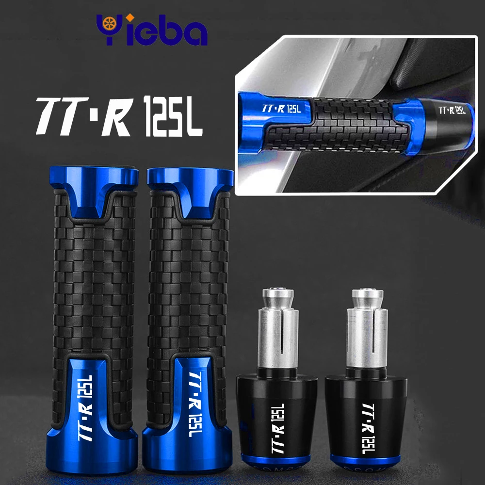 

FOR YAMAHA TTR125L LE LW 2000-2016 TTR125LE 2020 2021 2022 CNC 7/8"22MM Motorcycle Part Handlebar Grips Handle Bar Cap End Plugs