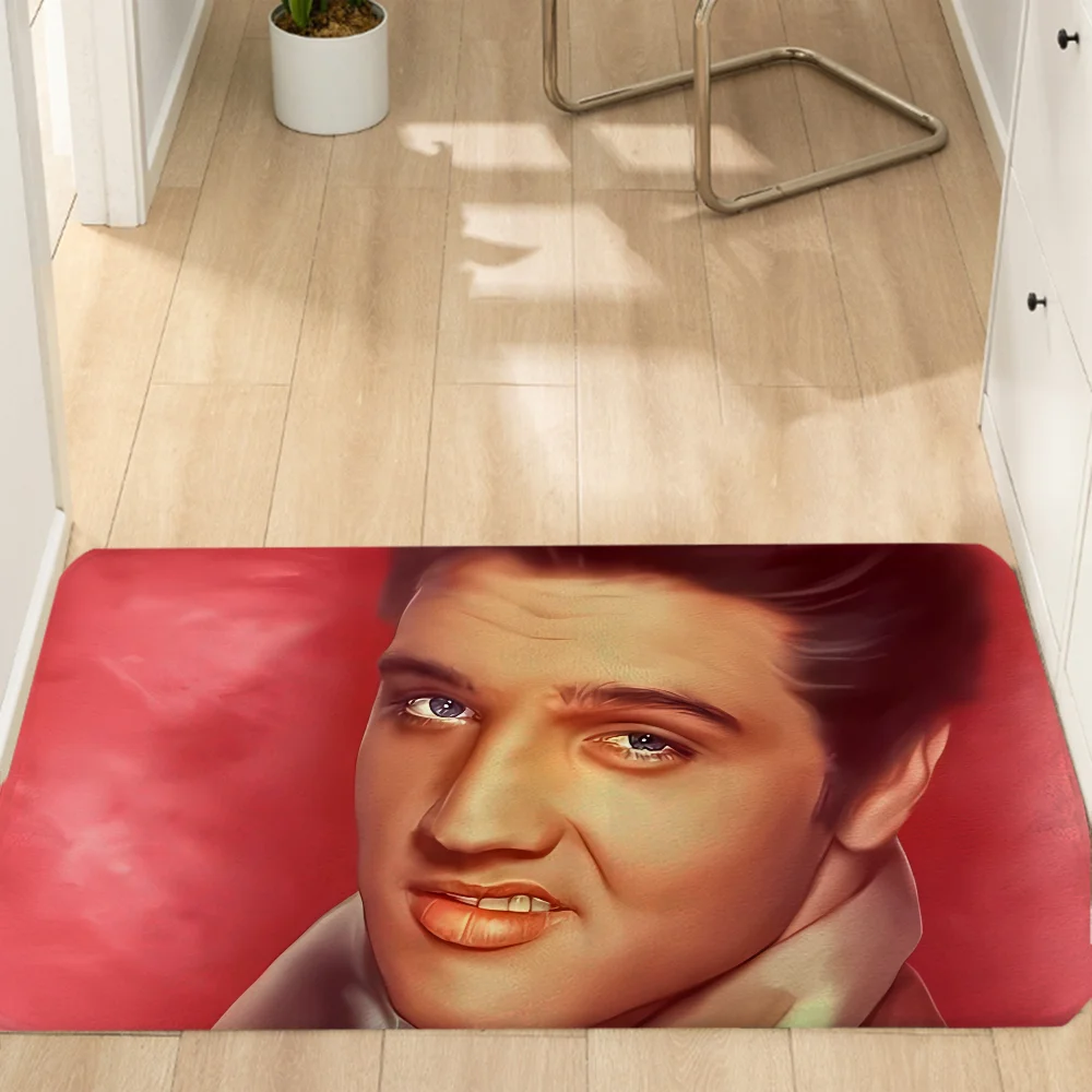 thumbnail image 1 of Felpudo antideslizante Elvis para puerta de entrada, balcón, habitación, superabsorbente, para baño, cocina, baño de pies, 1 of 5