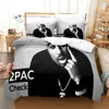 2 PAC Bedding Set Single Twin Full Queen King Size Bed Set Aldult Kid Bedroom Duvetcover Sets 3D Print Tupac Amaru Shakur 2022 1