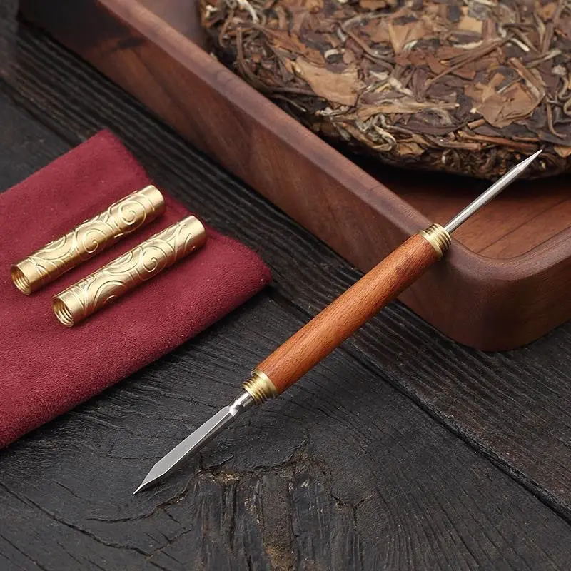 1Pc Professional Tea Knife Needle Pick Puer Tea Tools Cone Needle, Breaking Prying, Multifunction Tea Brick Tool