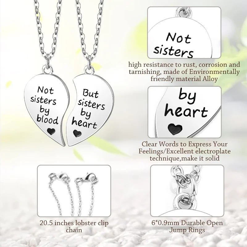 Collana Amicizia Farfalla - 2 Pezzi Per Migliori Amiche, Regalo Simbolico BFF