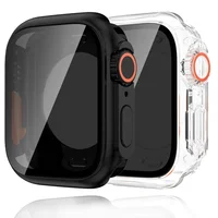 Verre de confidentialité + étui pour Apple Watch 45mm 41mm 42mm 46mm, protecteur d'écran, boîtier étanche trempé pour IWatch 10 8 7 6 5 4 SE 9 1