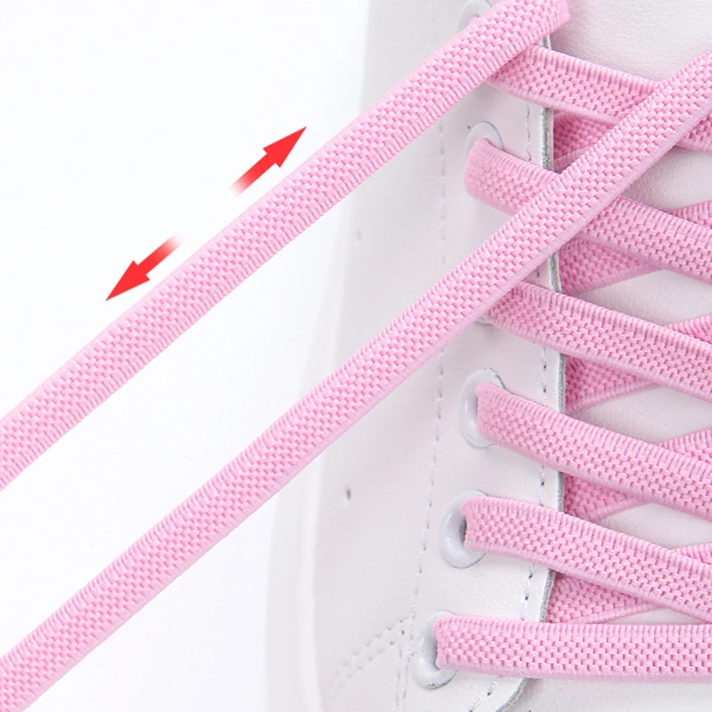 Flat Shoe Laces Kids Adults Sneaker Trainers Shoes Boots Elastic Shoelaces 100cm - Foto 9