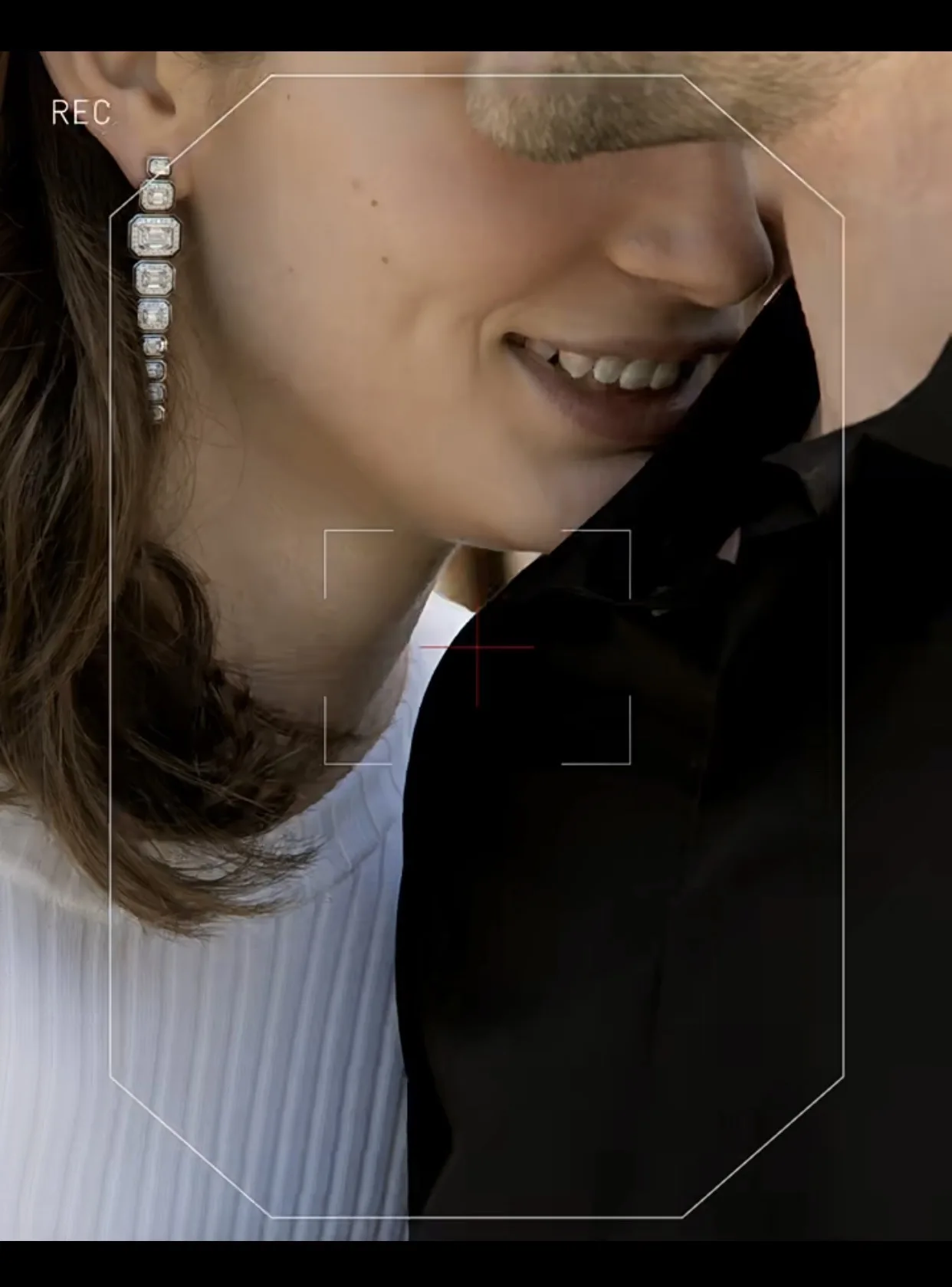 Bilincolor Fashionable Geometric Water Drop Tassel Earrings