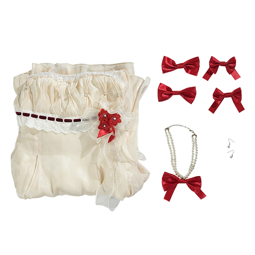 Neon Genesis Evangelion Asuka Langley Soryu Sailor School Uniform Cosplay Costume