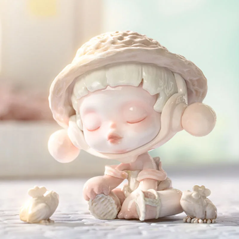 thumbnail image 1 of Caja Sorpresa Juguetes Kawaii DXING POP MART Skullpanda The Warmth Series Figura Misteriosa, 1 of 5