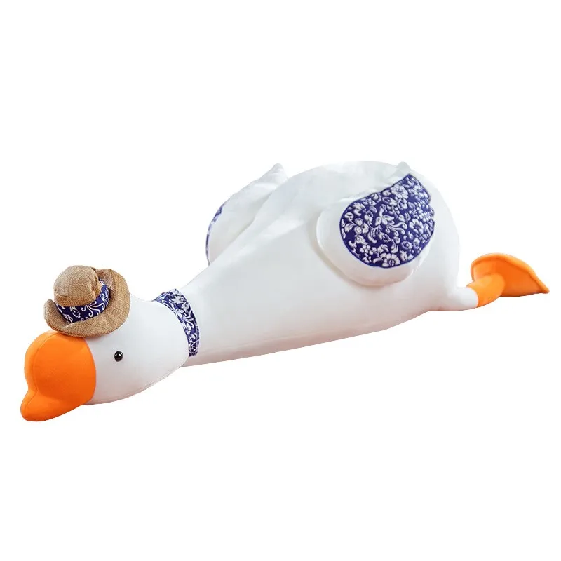 New Lovely Ballet Goose Plush Toys Kawaii Animal Pillow Stuffed Soft Sleeping Appease for Children Girl Birthday Gift