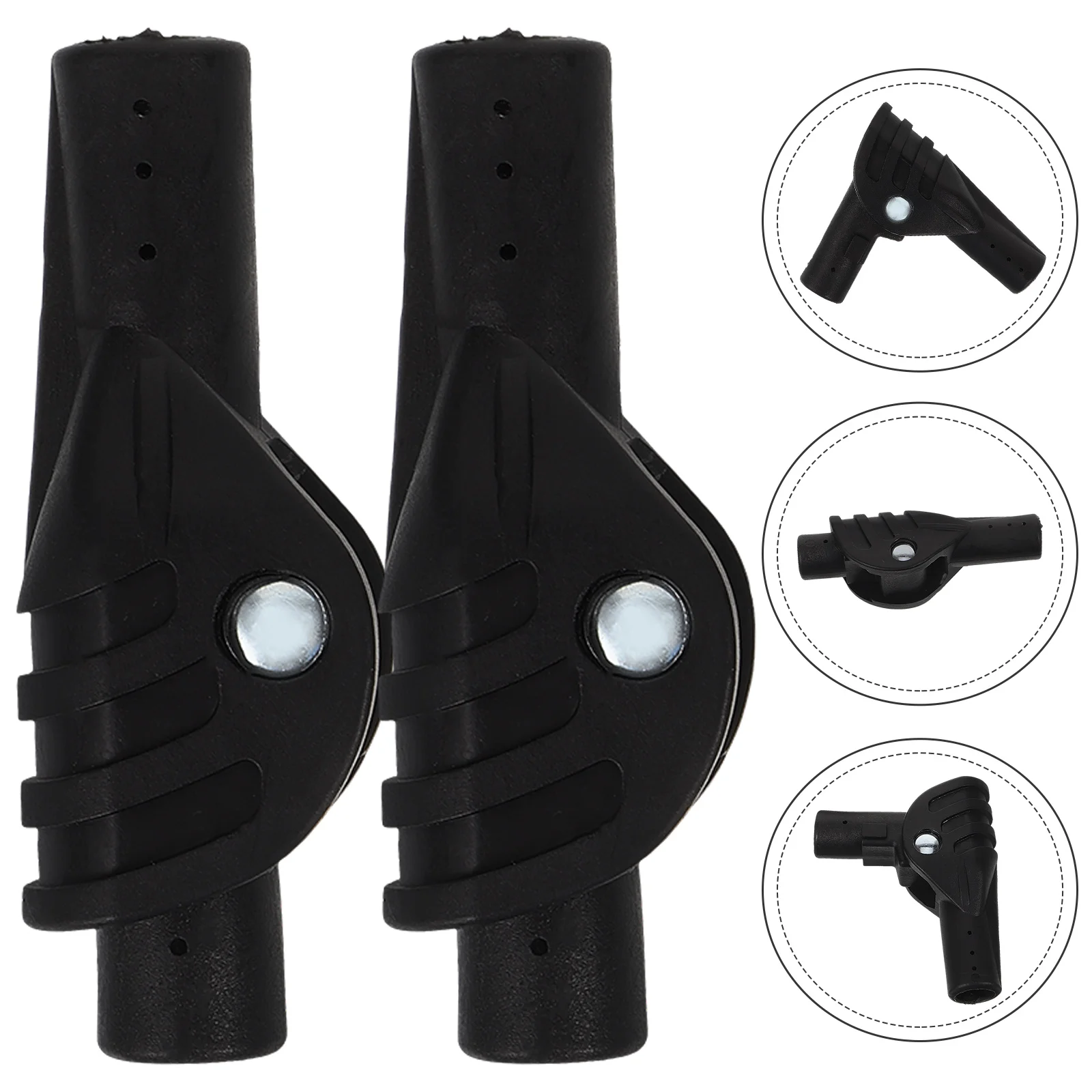 

2 Pcs Automatic Tent Folding Joint Support Rod DIY Repair Outdoor Accessories Parts 2pcs Camping Supplies Plastic Connector