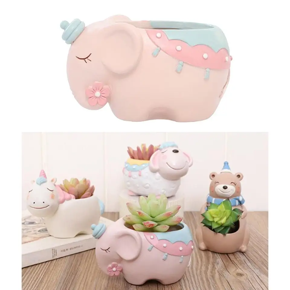 Fioriere per animali Vasi per piantegiardino Forme di animali Fioriere