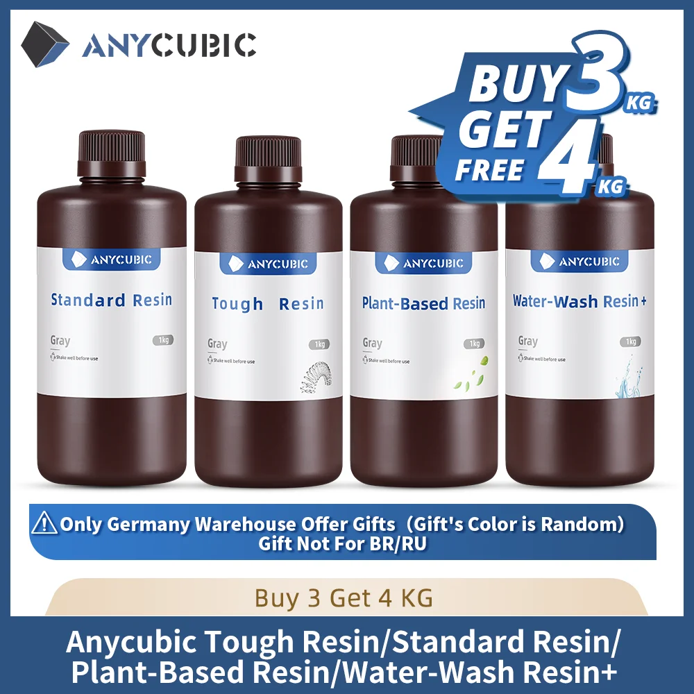 3D Printing Resin 3 KG Get 4 KG For LCD 3D Printing