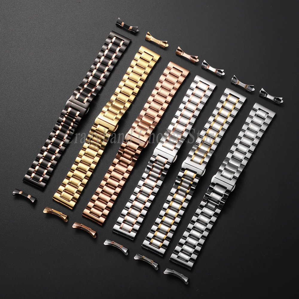 Elegant Stainless Steel Watch Strap Replacement