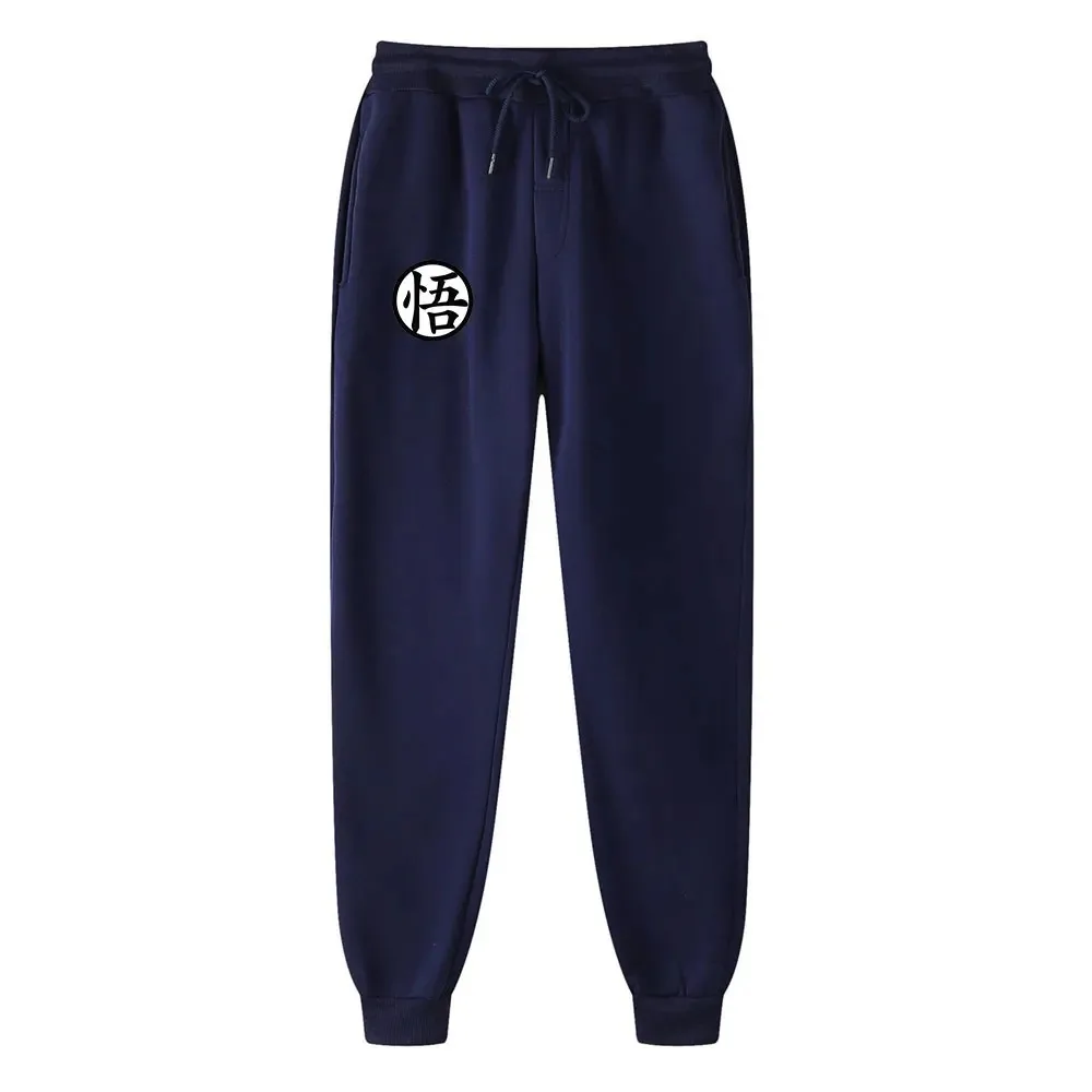 Anime Sweatpants Outdoor Exercise Jogging Fitness Pants Men and Women Sweatpants Spring and Autumn Drawstring Trousers S-3XL 3