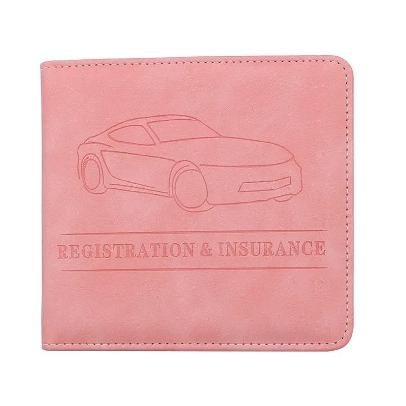 Kfz-Registrierung, Führerschein- und Versicherungskartenhalter – Leder-Fahrzeug-Handschuhfach, Kfz-Dokumente, Papierkram-Organizer – Detail 7