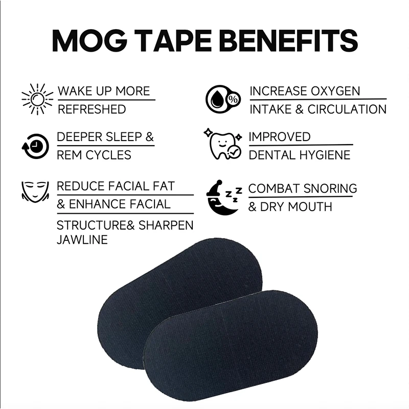 Quitmood Mouth Tape – Hypoallergenic, Latex-Free Sleep Aid