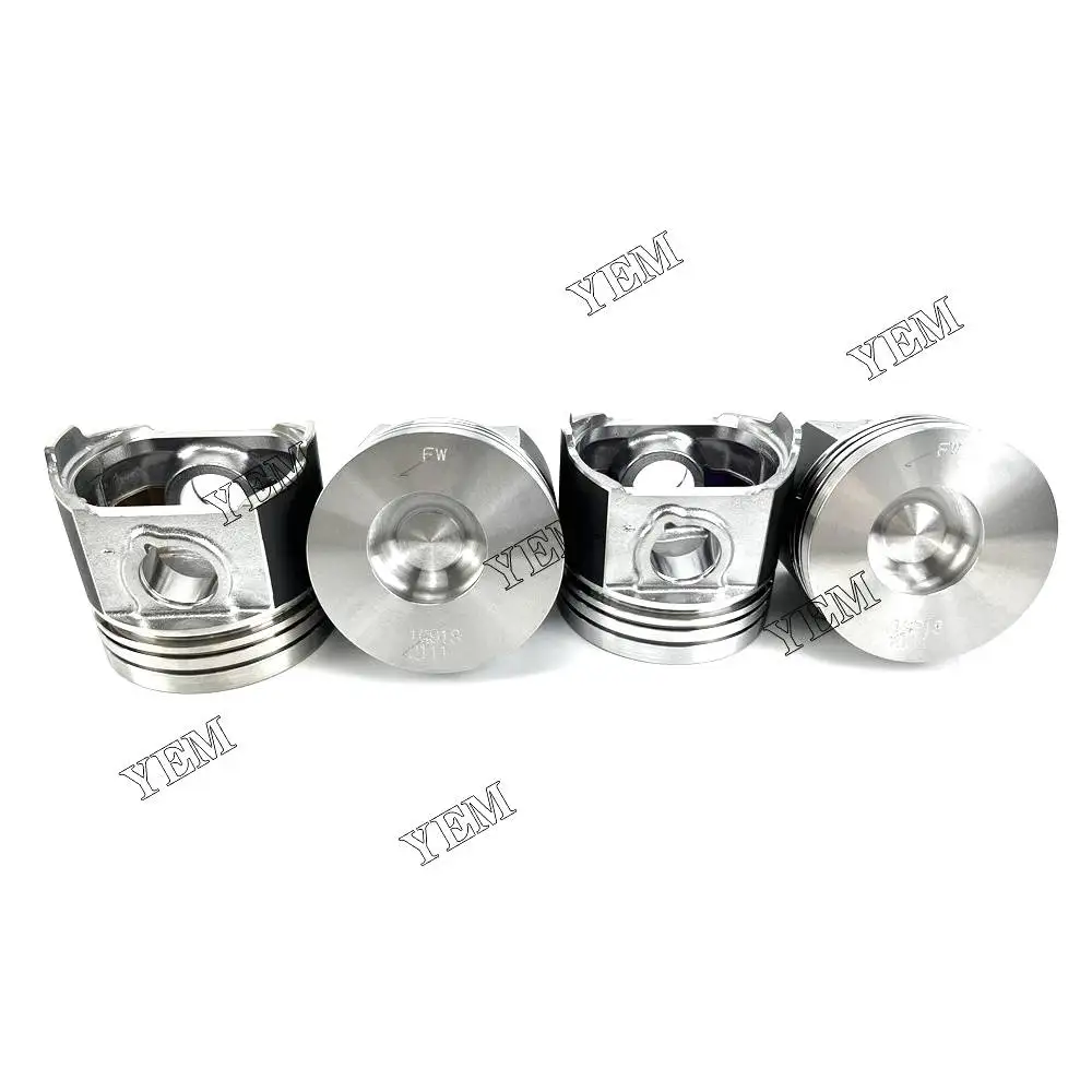 

4PCS New Piston STD 1G918-21112 For Kubota V2203 Engine parts