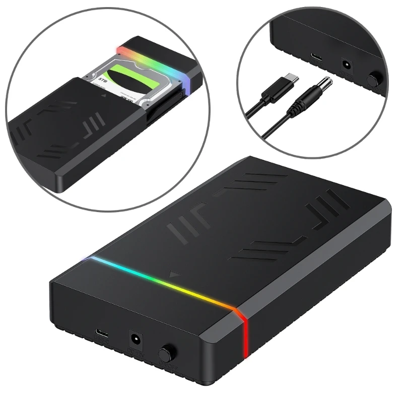 2.5 3.5  ϵ ũ ȣ ڿ USB ܺ HDD Ŭ ̽