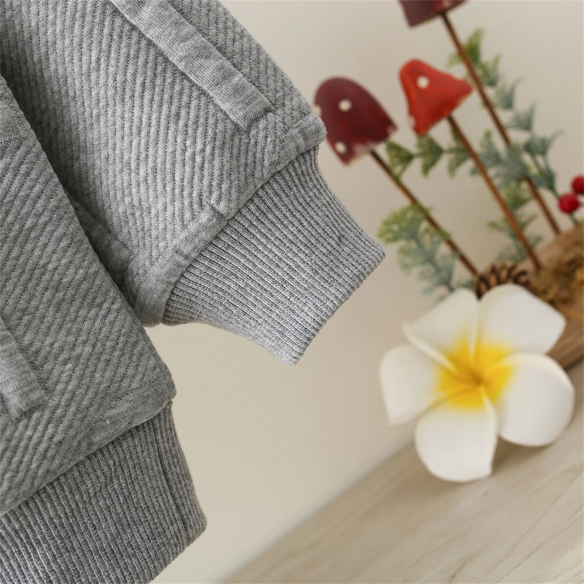 Boys' Baby Top Spring And Autumn Solid Round Neck Long Sleeve Casual Versatile Sweater For Children'S Daily Sports Wear