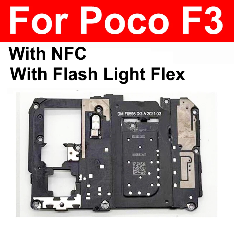 Фото Крышка материнской платы антенны для Xiaomi Pocophone POCO F3 GT F4 F4 GT, крышка материнской платы с сигналом, задняя рамка, корпус основной платы №2