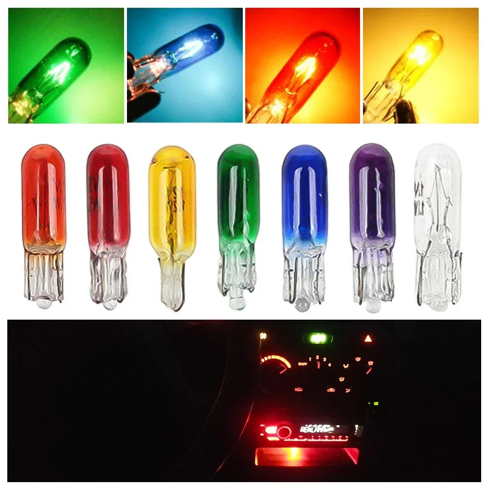 รูปสินค้า แผงไฟตกแต่งรถยนต์ T5 ฮาโลเจน สีแดง/ฟ้า/เหลือง