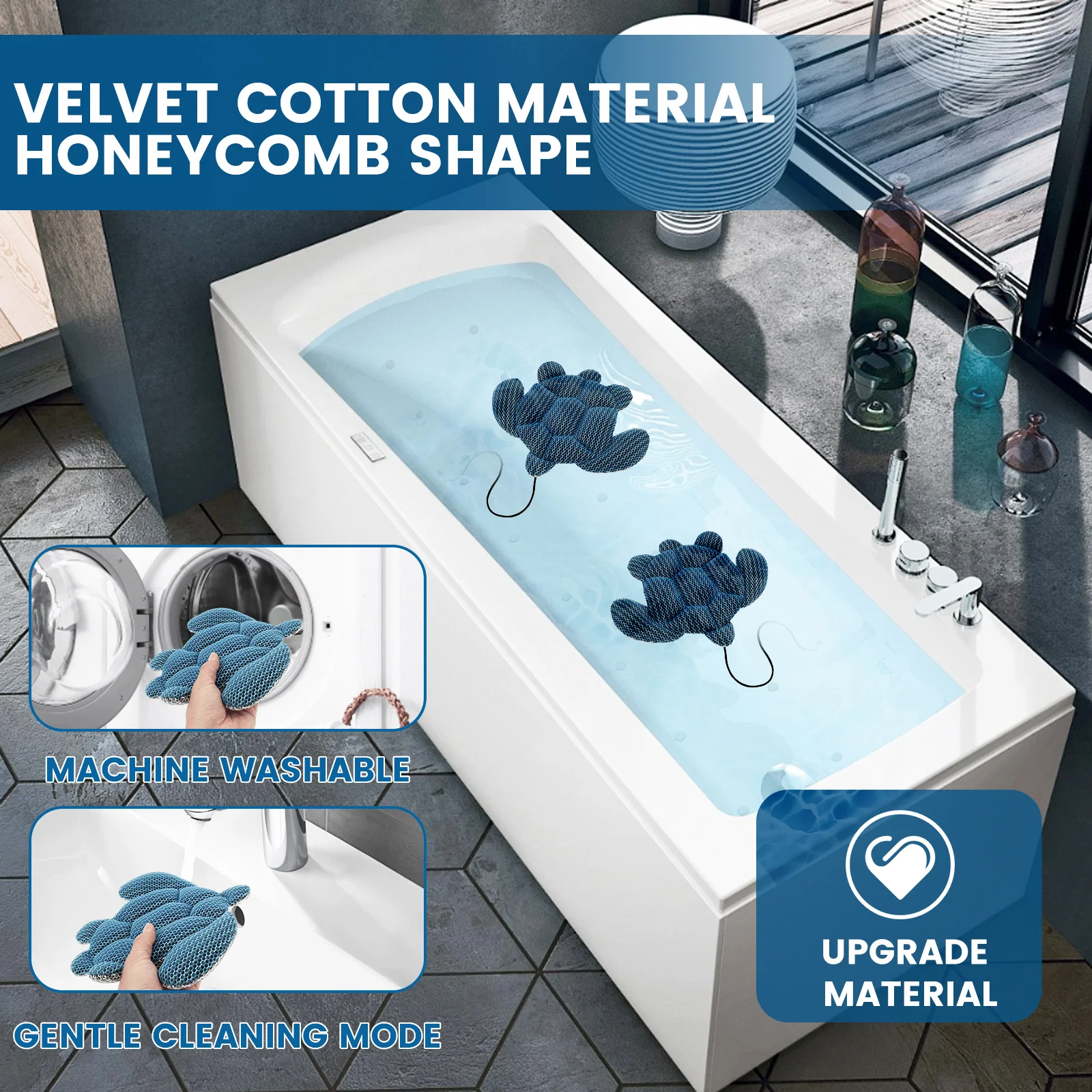 2Pcs Tub Scum Absorber Turtle Shape Tub Oil Absorbing Tool with Suction Cup Foam Filter Bathtub Water Cleaner Bathroom Accessory