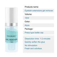 NAGARAKU Eyelash Extension Gel Remover Fast Clear Up Remover Extended False Eyelash Decomposition Adhesive Eyelash Gel Remover 2