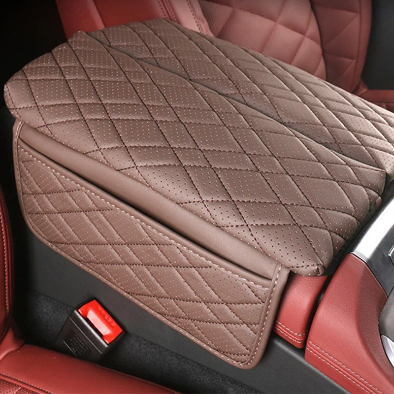 BMW X5 X5L G05 X7 G07 용 가죽 팔걸이 보호 쿠션 트림 2019  2024 LHD 자동차 센터 콘솔 팔걸이 박스 커버 PU