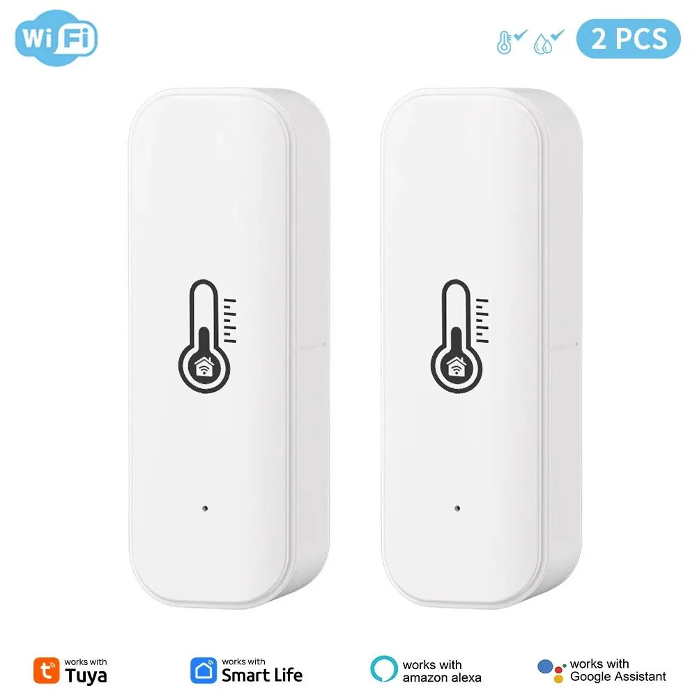 Smart Home Temperature & Humidity Sensor WiFi & Zigbee Enabled Thermometer