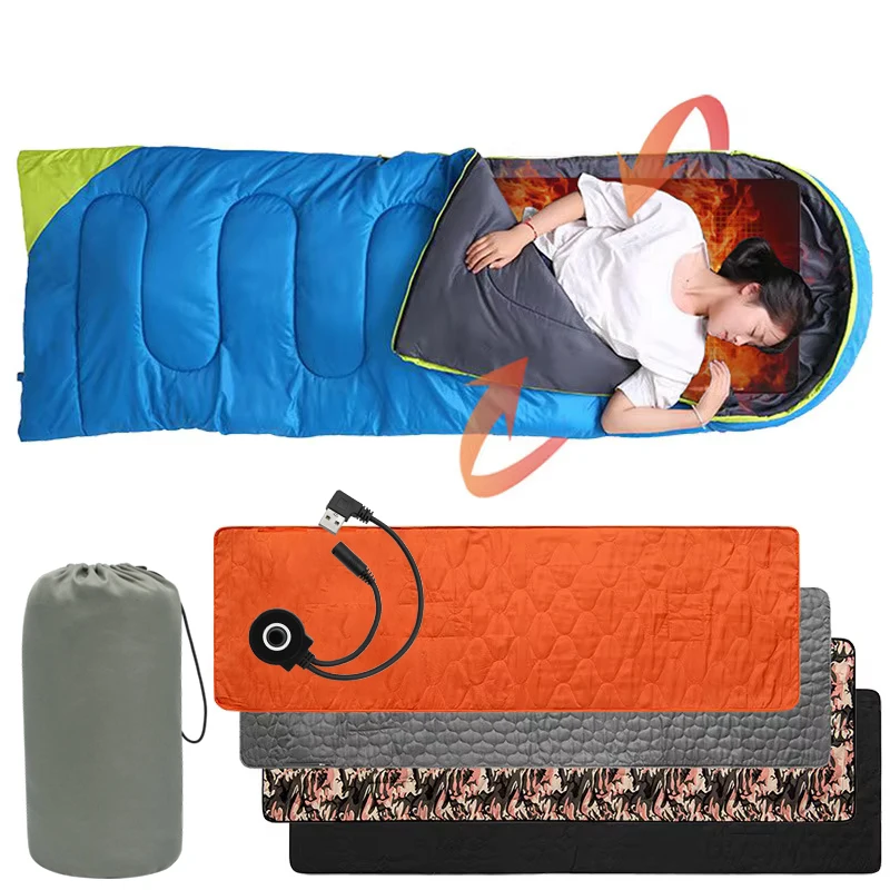 Camping USB Heating Sleeping Mat 4