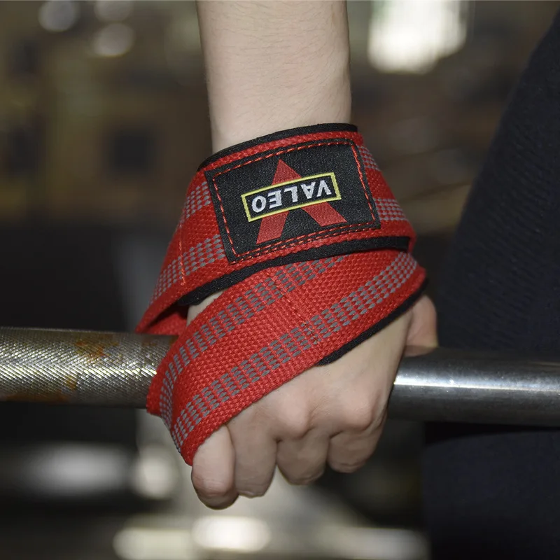 1Pair Figure 8 Weight Lifting Straps DeadLift Strap for Powerlifting Weightlifting Lifting Gym Wrist Wraps Fitness Bodybuilding 5