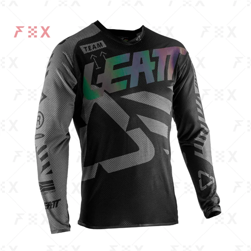 motorcycle mountain bike team downhill jersey MTB Offroad DH MX bicycle locomotive shirt cross country Racing TEAM leatt JERSEY |
