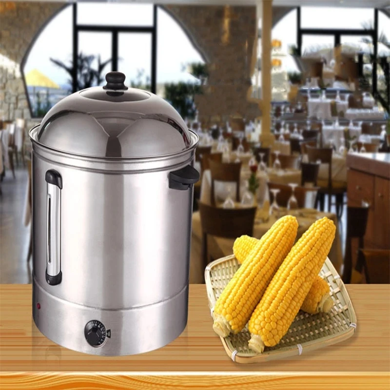 AG-48 dual layer temperature conroler available 48L large sweet steamer maize 110 / 220V Stainless steel Electric Food Steamers
